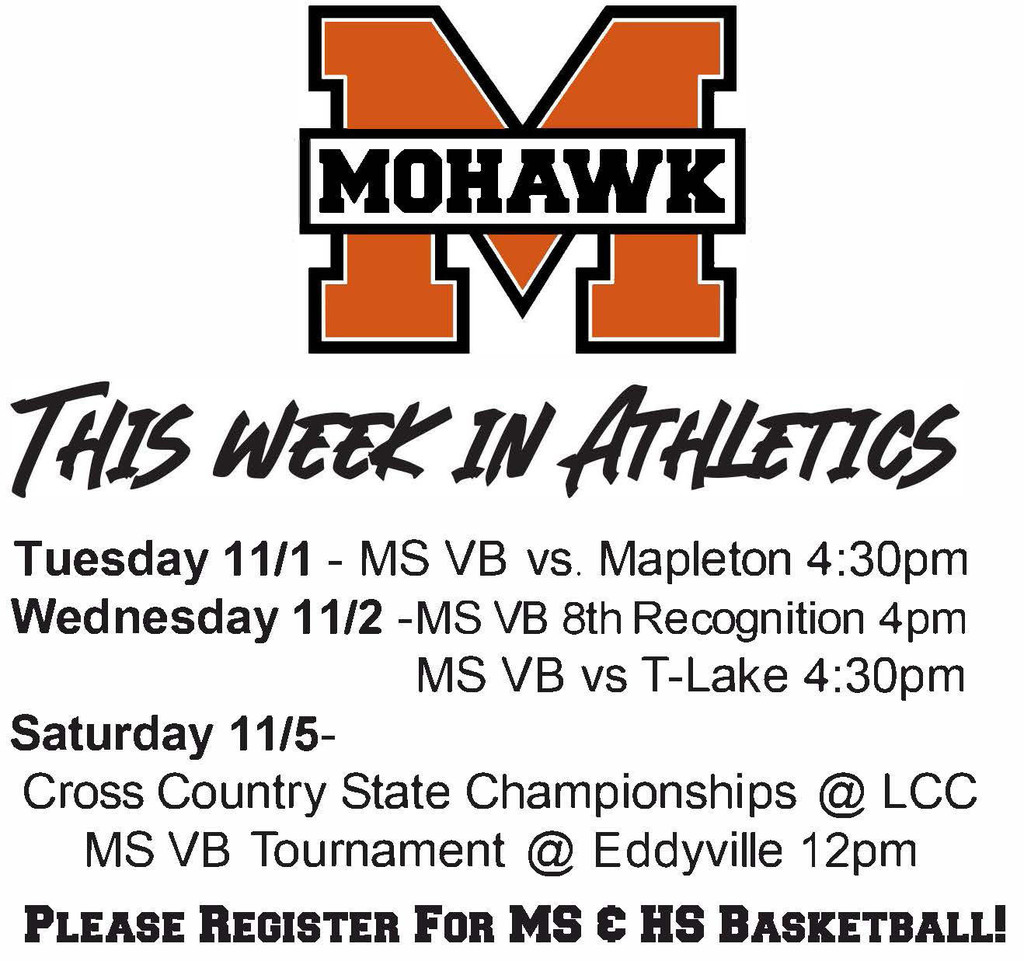 This week In Athletics 10/31